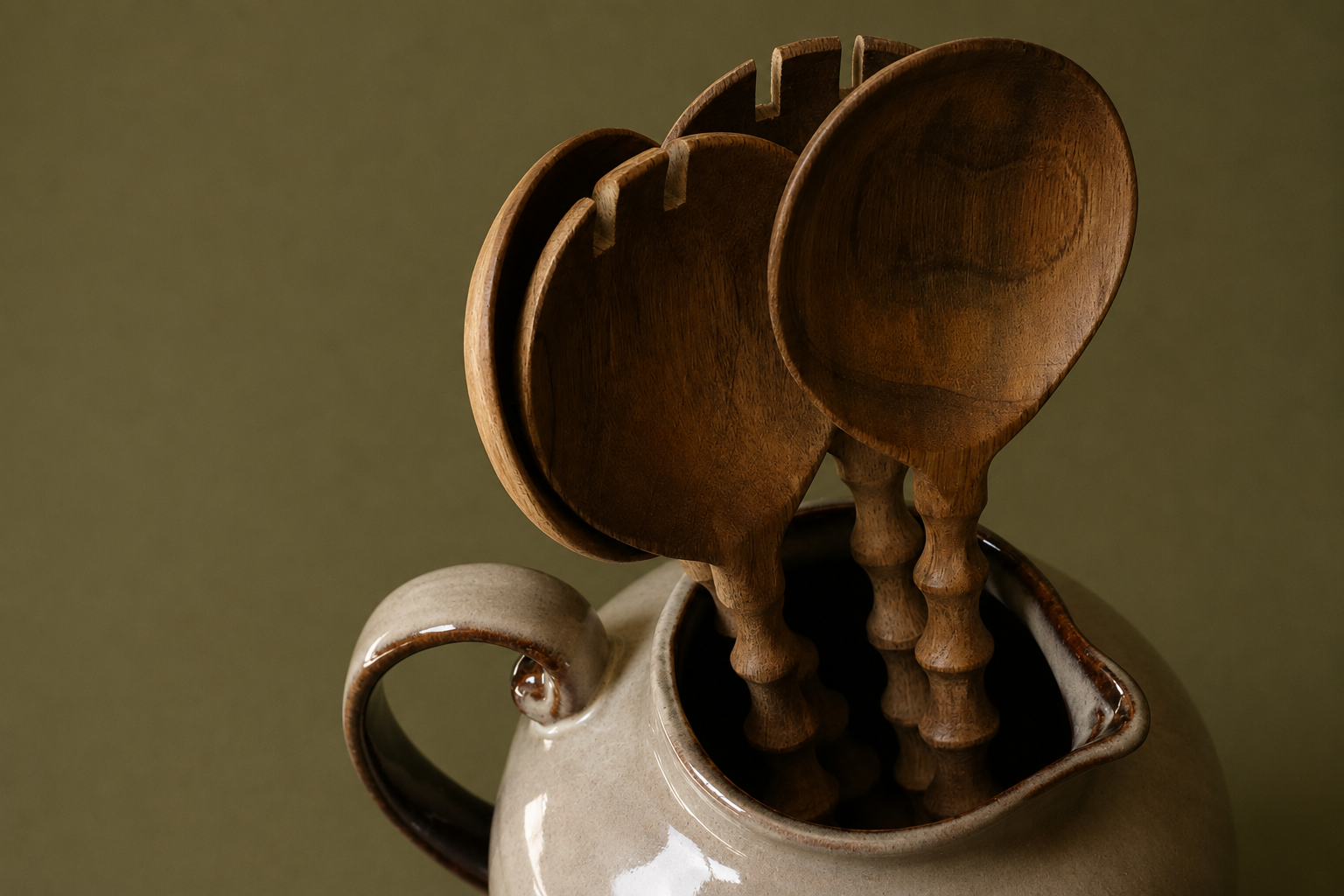 Woodland Serving Set